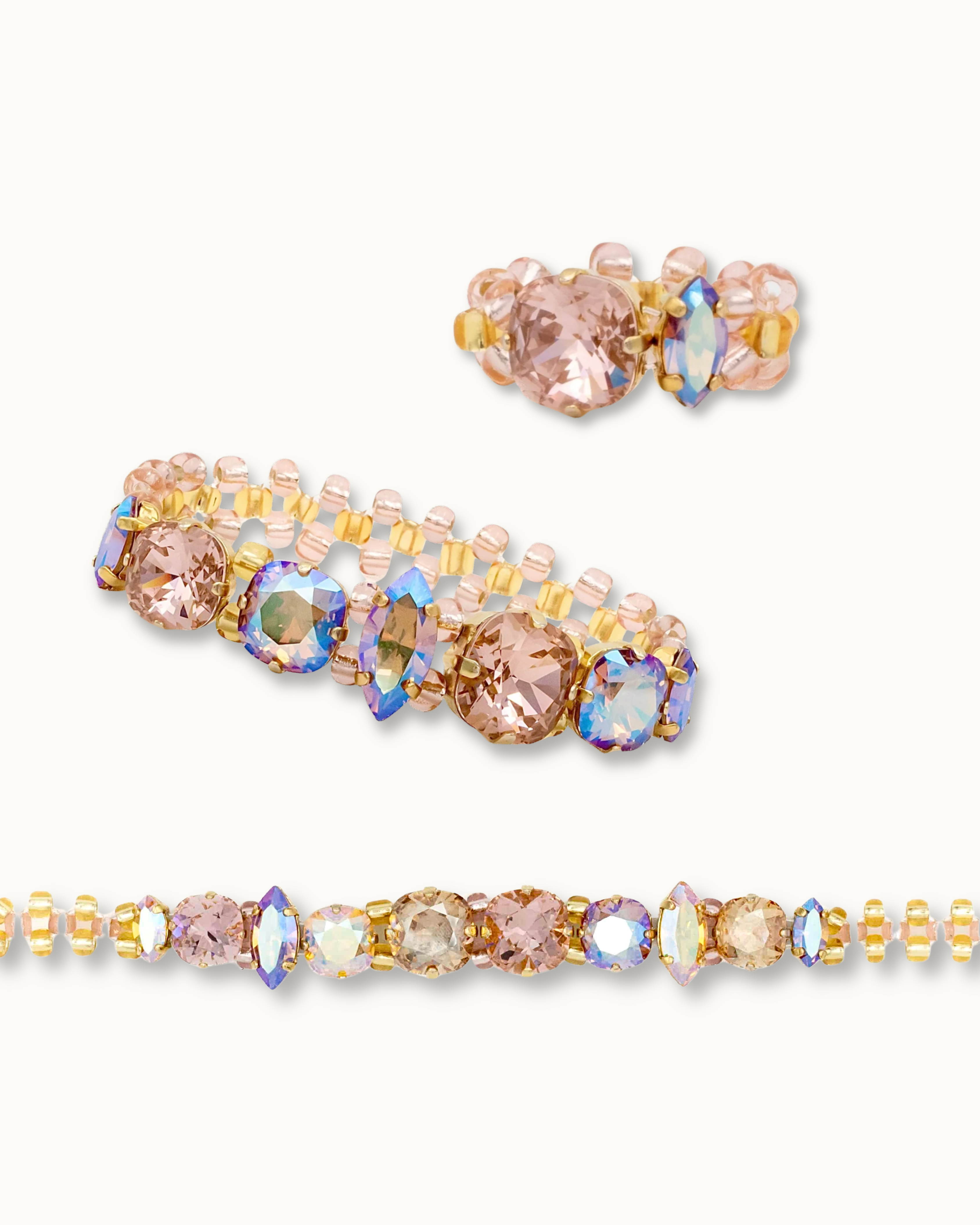 Parure Dancing Queen — Bague, Bracelet & Collier